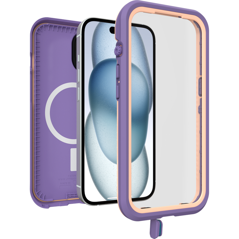 product image 3 - Coque Étanche à l’eau iPhone 15 OtterBox Frē Series pour MagSafe