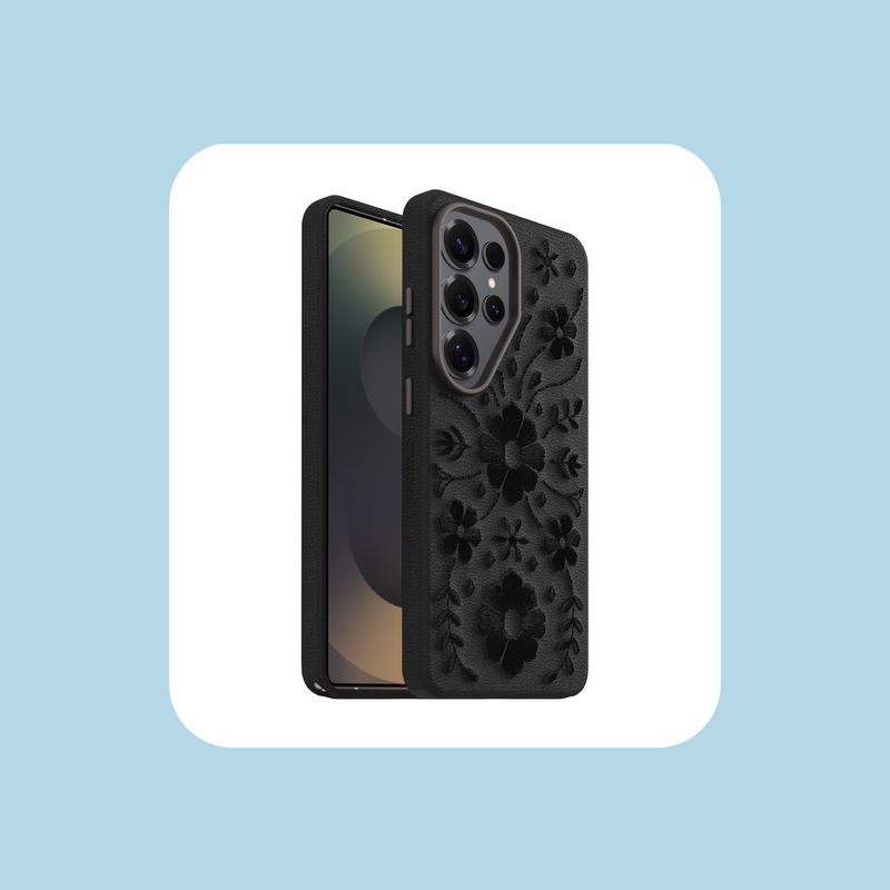 product image 5 - Galaxy S26 Ultra Custodia Symmetry Series Cactus Leather Embroidery