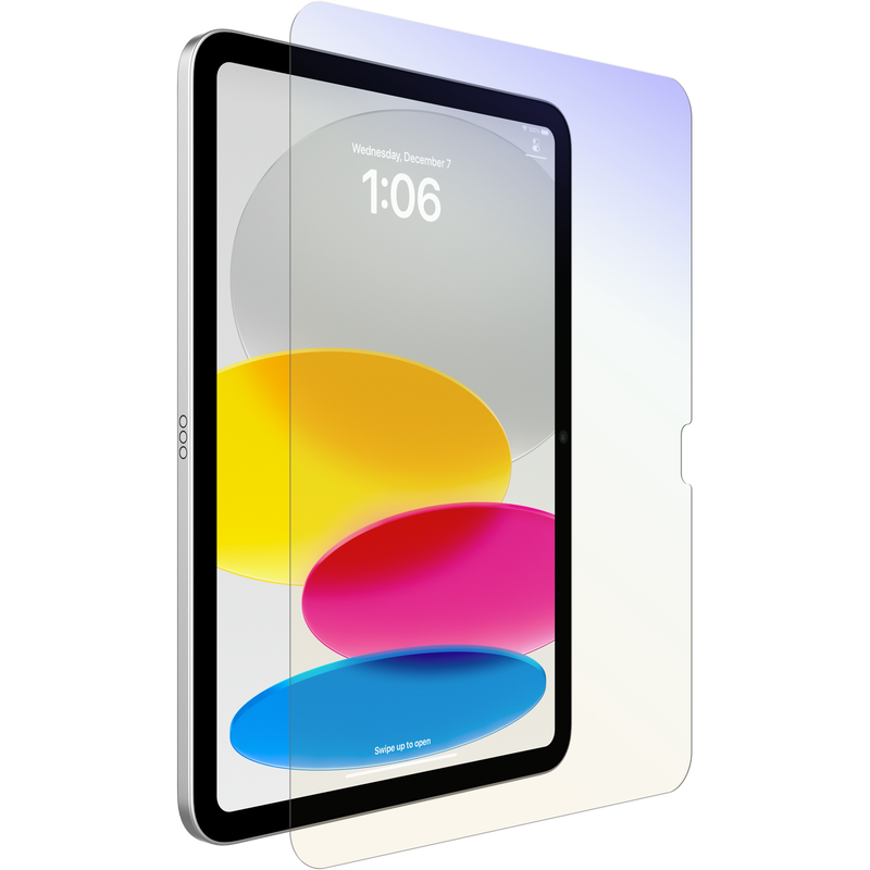 product image 1 - iPad (A16/10.a gen) e iPad (10th gen) Proteggischermo OtterBox Kids Blue Light Guard Glass con Antimicrobiano Tecnología