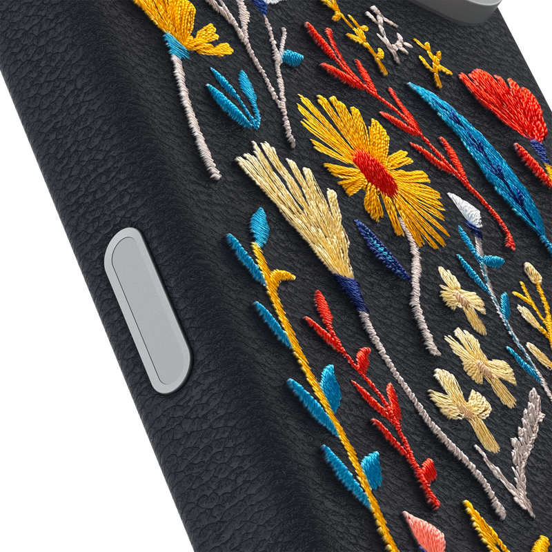 product image 3 - iPhone 17 Pro Max Custodia Symmetry Series Cactus Leather Embroidery