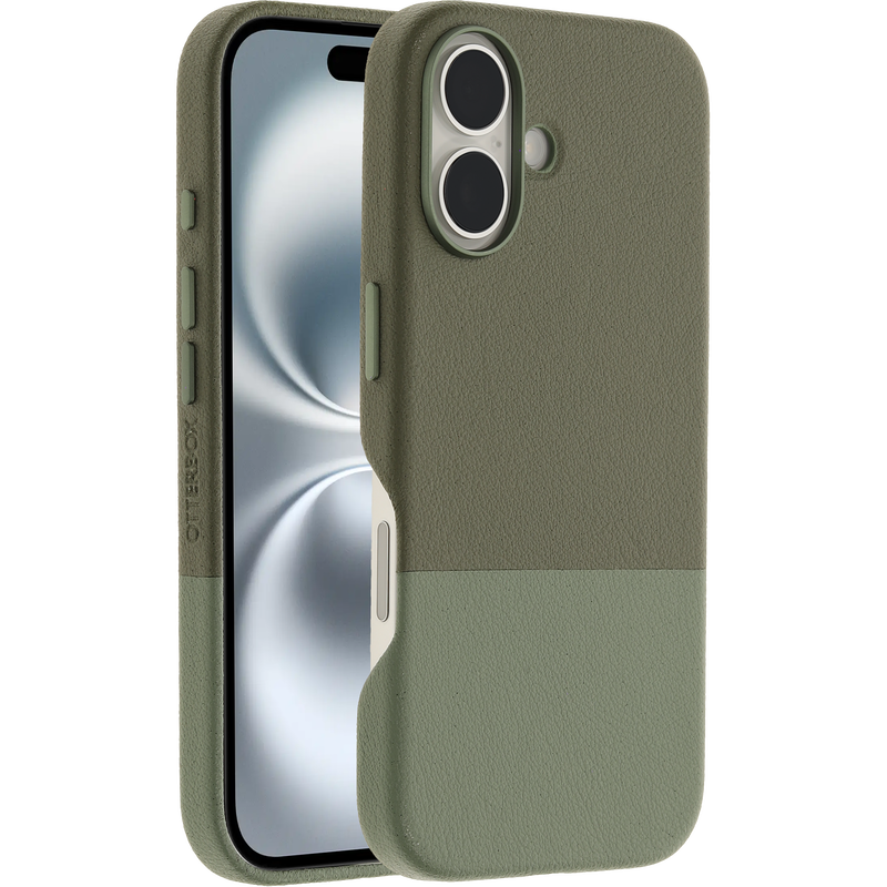 product image 1 - iPhone 16 Custodia Statement Series Cactus Leather per MagSafe