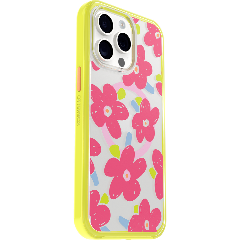 product image 3 - iPhone 15 Pro Max Case Symmetry Series Clear for MagSafe Fluttering Flora
