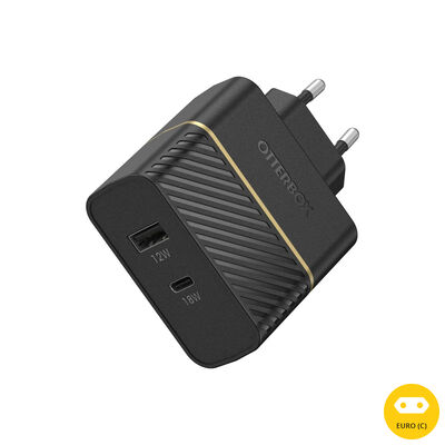 USB-C + USB-A Fast Charge Wall Charger