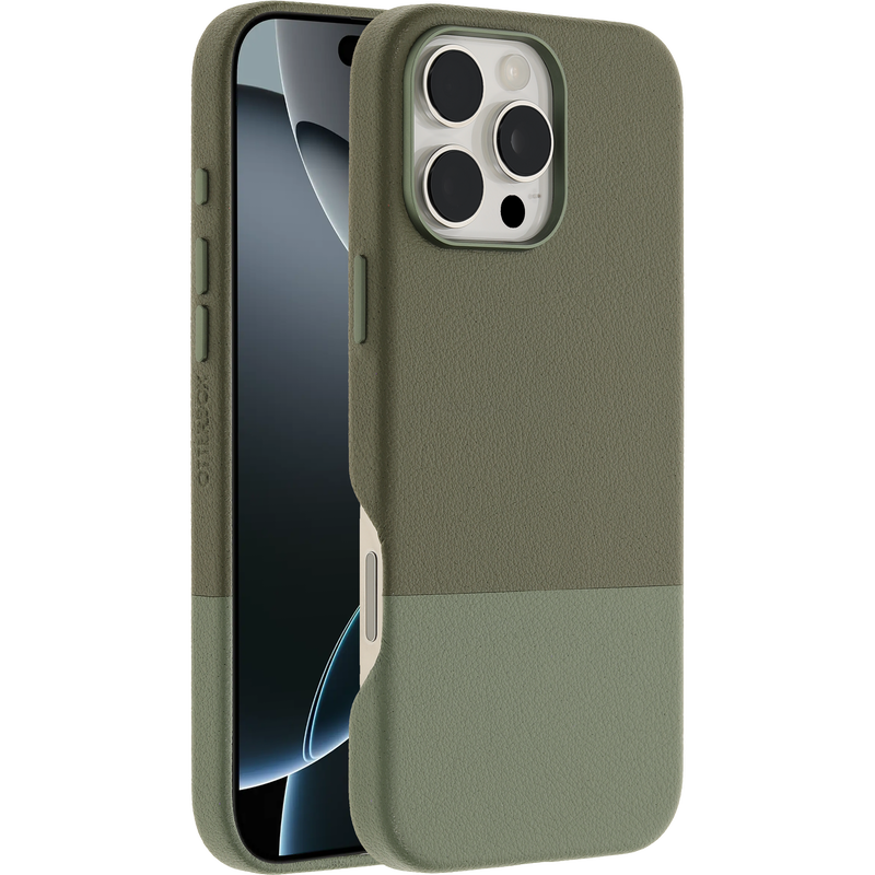 product image 1 - iPhone 16 Pro Max Funda Statement Series Cactus Leather para MagSafe