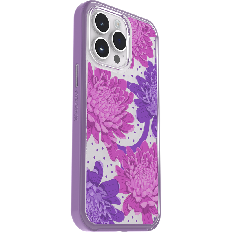 product image 3 - iPhone 14 Pro Max Custodia Symmetry Series Clear per MagSafe Fluttering Flora