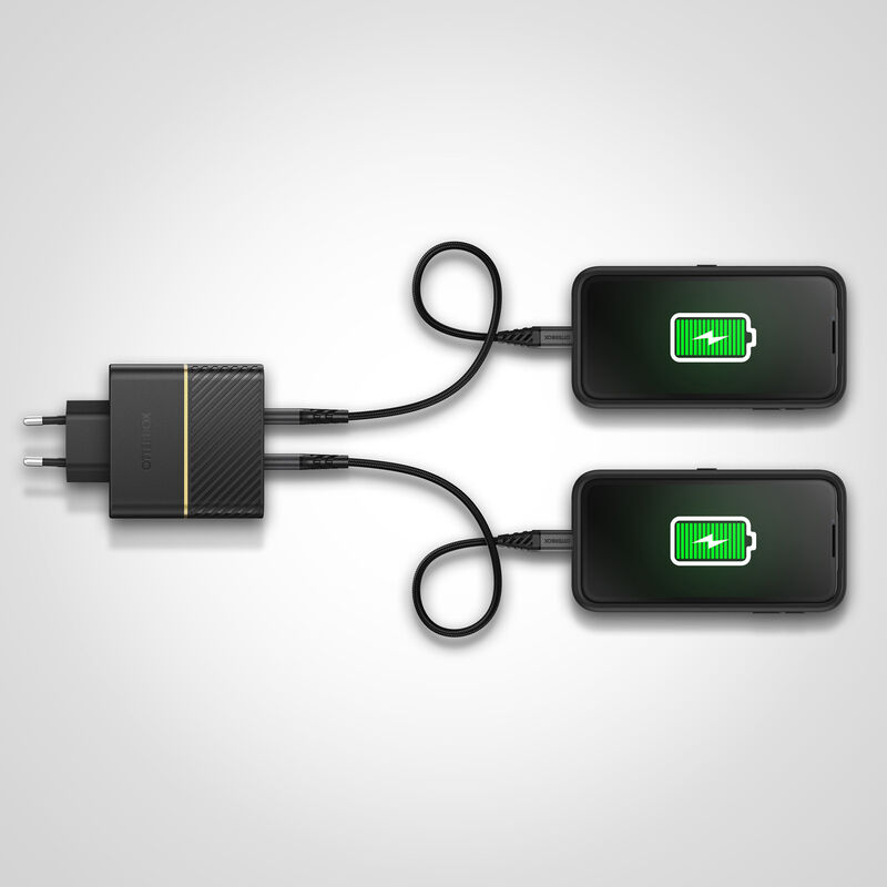 product image 4 - USB-C Doble Puerto Cargador de Pared Ricarica Veloce  | Premio