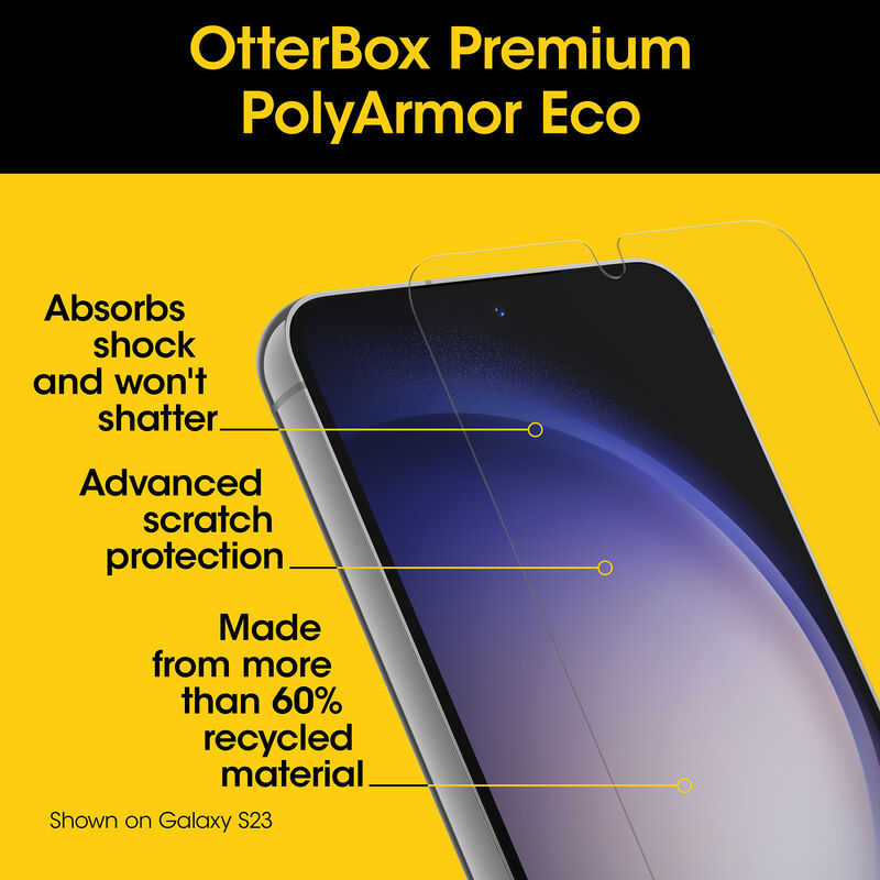 product image 4 - Protecteur d'écran Galaxy S24 Ultra PolyArmor Premium Eco Series