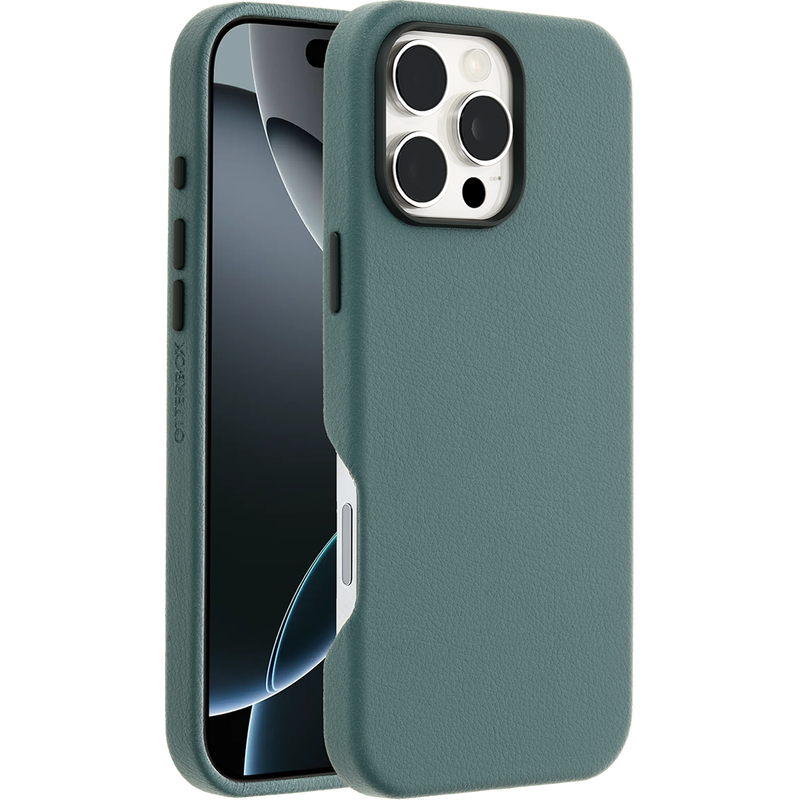 product image 1 - iPhone 16 Pro Max Hoesje Symmetry Series Cactus Leather voor MagSafe