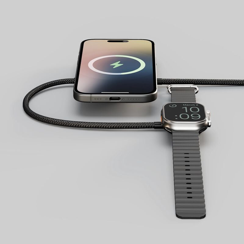 product image 2 - Zens Cavi | Qi2 + Apple Watch Zens Charging Cable Pro 2 Aluminum