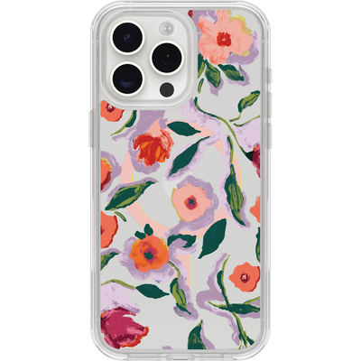 iPhone 15 Pro Max Case | Symmetry Series Clear for MagSafe Confetti of Blossoms