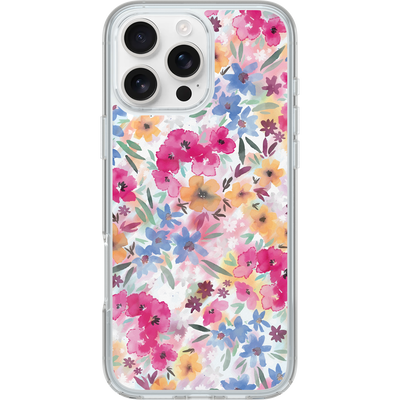 iPhone 16 Pro Max Hülle | Symmetry Series Clear für MagSafe Confetti of Blossoms