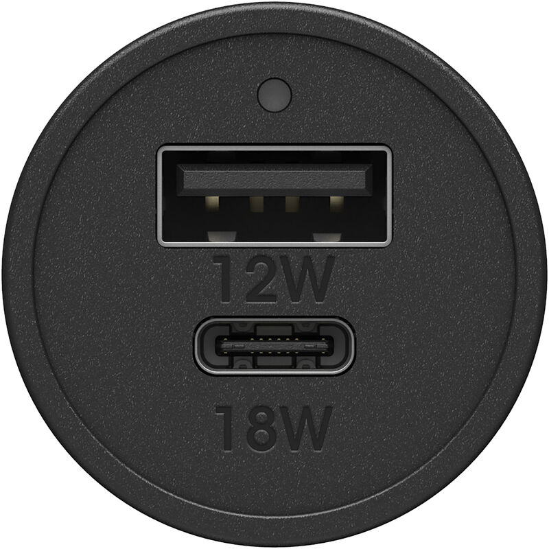 product image 2 - USB-C e USB-A Fast Charge Doppia porta Caricabatteria per auto, 30W Premium Charger
