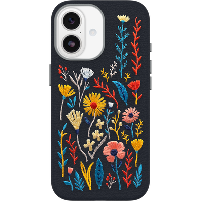 iPhone 17 Custodia | Symmetry Series Cactus Leather Embroidery