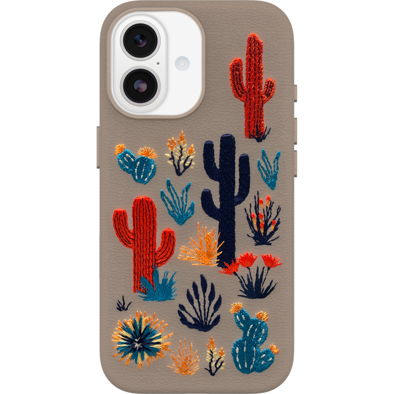 product image 1 - iPhone 17 Custodia Symmetry Series Cactus Leather Embroidery