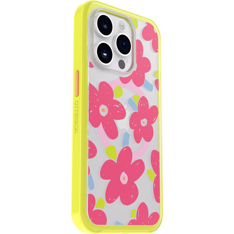 product image 3 - iPhone 14 Pro Custodia Symmetry Series Clear per MagSafe Fluttering Flora
