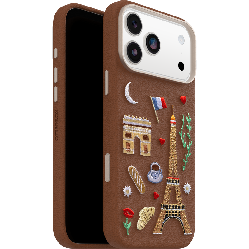 product image 5 - iPhone 17 Pro Max Custodia Symmetry Series Cactus Leather Embroidery