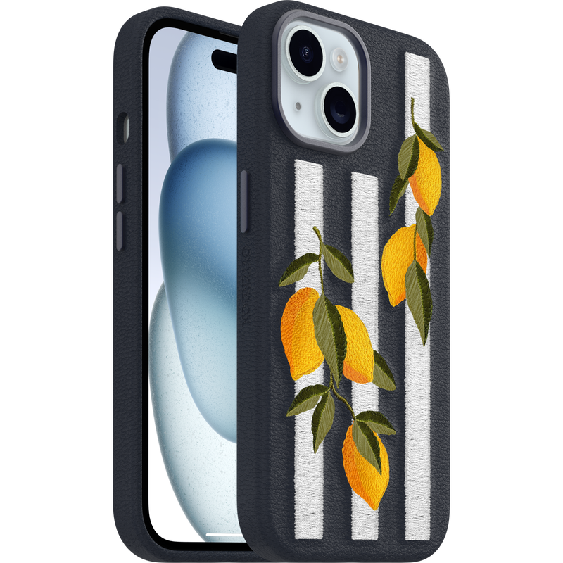 product image 1 - iPhone 16e e iPhone 15 Custodia Symmetry Series Cactus Leather Embroidery