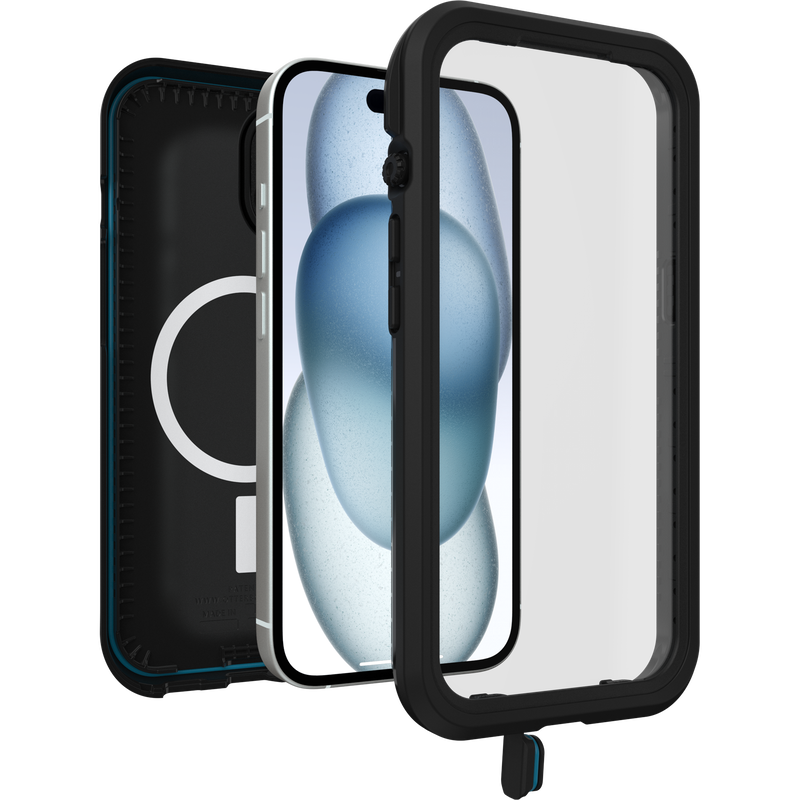 product image 3 - Coque Étanche à l’eau iPhone 15 OtterBox Frē Series pour MagSafe