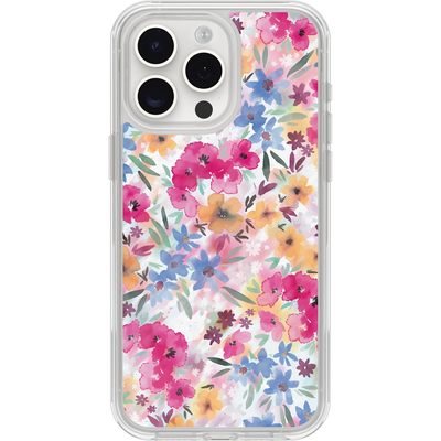 iPhone 15 Pro Max Funda | Symmetry Series Clear para MagSafe Confetti of Blossoms