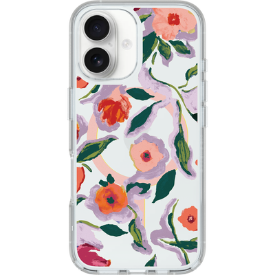 iPhone 16 Funda | Symmetry Series Clear para MagSafe Confetti of Blossoms