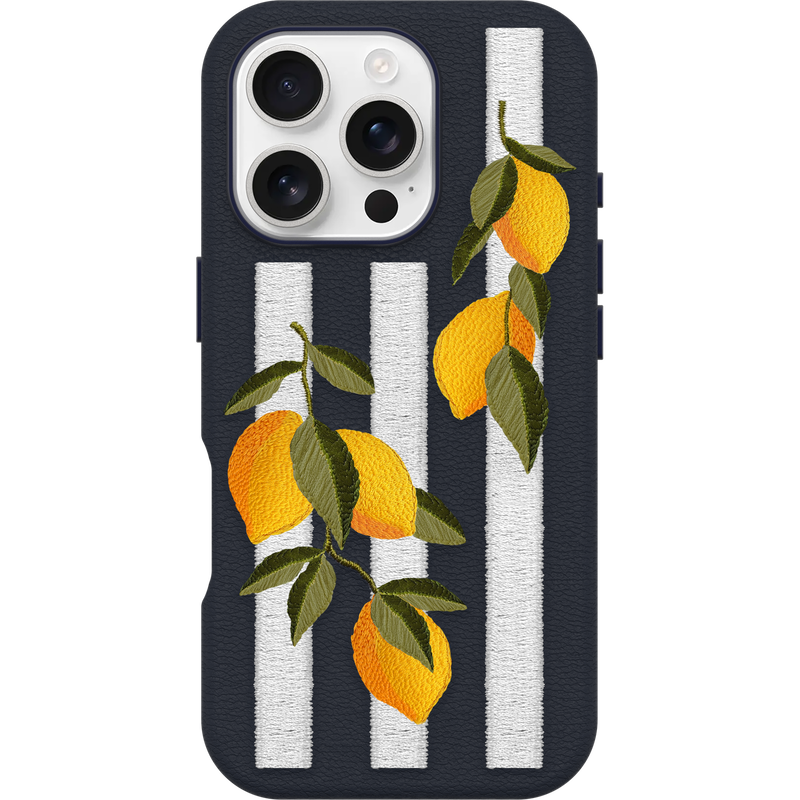 product image 2 - iPhone 16 Pro Hoesje Symmetry Series Cactus Leather Embroidery