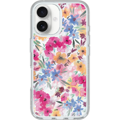 iPhone 16 Custodia | Symmetry Series Clear per MagSafe Confetti of Blossoms
