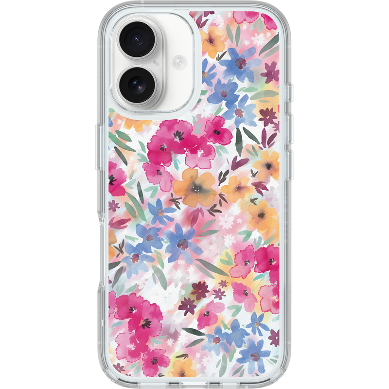 product image 1 - iPhone 16 Custodia Symmetry Series Clear per MagSafe Confetti of Blossoms