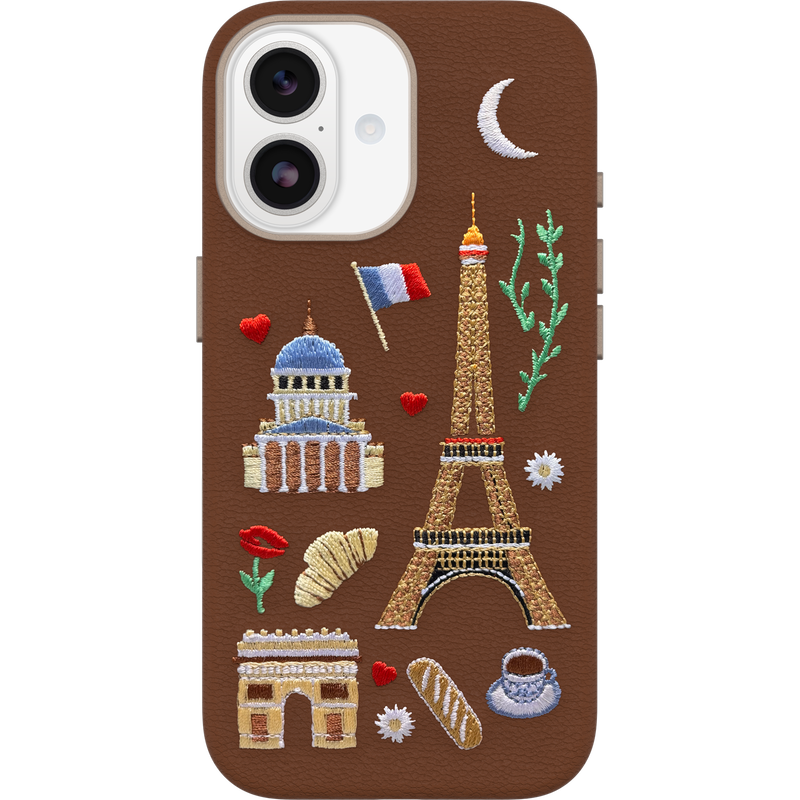 product image 1 - iPhone 17 Custodia Symmetry Series Cactus Leather Embroidery