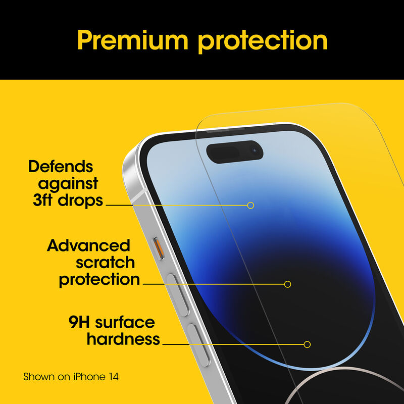 product image 4 - iPhone 15 Pro Max Displayschutz Premium Glass Antimikrobiellen