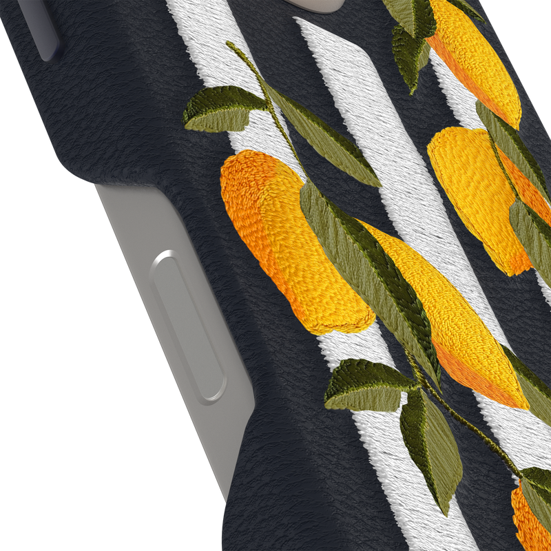 product image 3 - iPhone 16 Pro Hoesje Symmetry Series Cactus Leather Embroidery