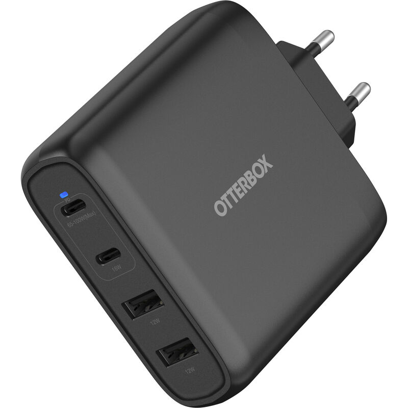 product image 1 - USB-C Quattro Porte Caricabatterie a Muro Ricarica Veloce | Standard