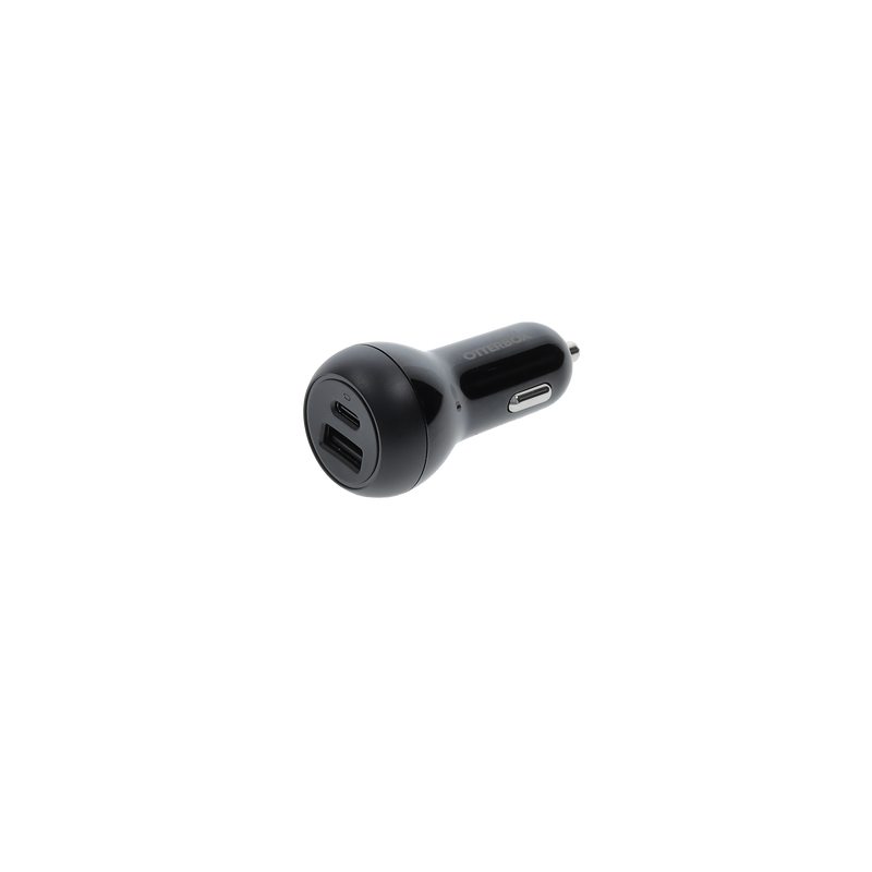 product image 1 - Caricabatterie per auto  a ricarica rapida a doppia porta 32W USB-C 20W e USB-A 12W