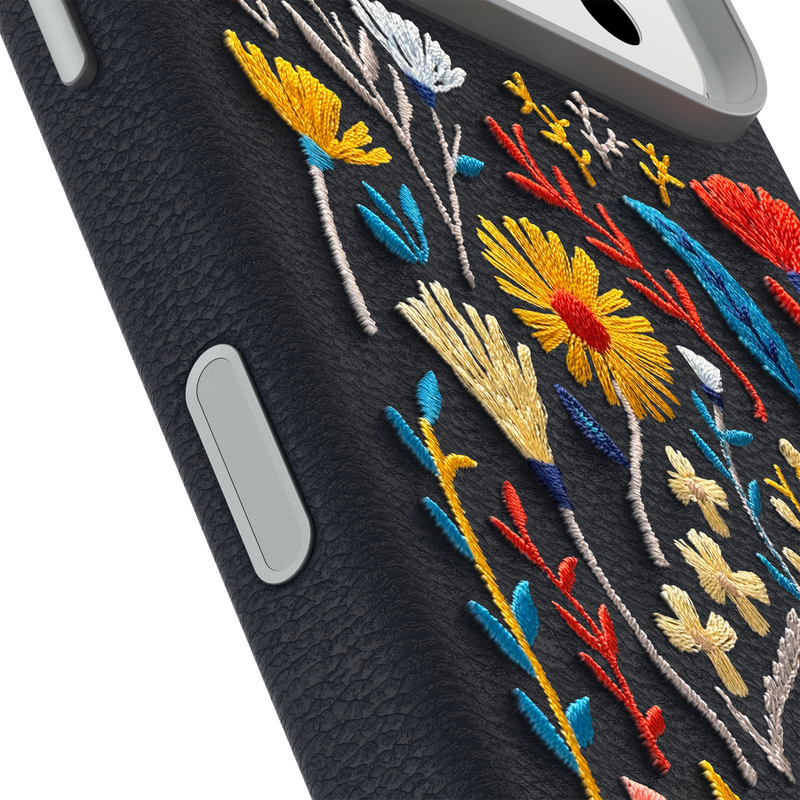 product image 3 - iPhone 17 Pro Custodia Symmetry Series Cactus Leather Embroidery