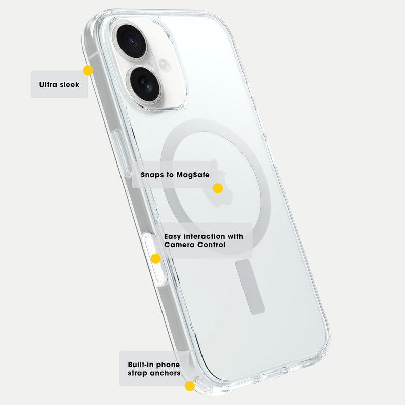 product image 5 - Coque iPhone 16 Pro Max Symmetry Series Clear pour MagSafe avec Camera Control