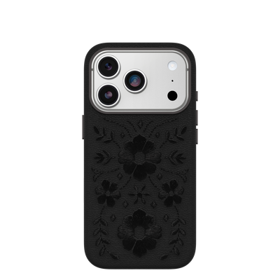 iPhone 17 Pro Custodia | Symmetry Series Cactus Leather Embroidery