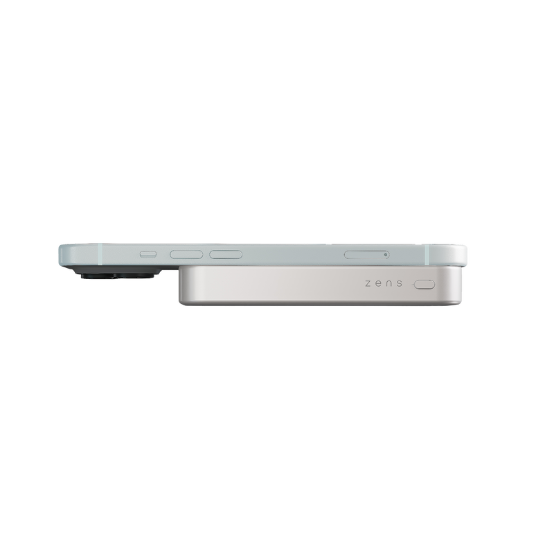 product image 4 - Zens Qi2 Batteria Esterna Slim Aluminium Powerbank Qi2 10k mAh