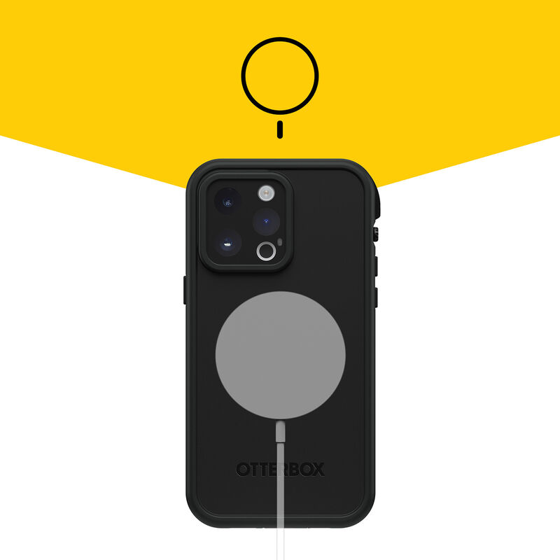 product image 2 - iPhone 14 Pro Max Custodia Impermeabile OtterBox Frē Series per MagSafe