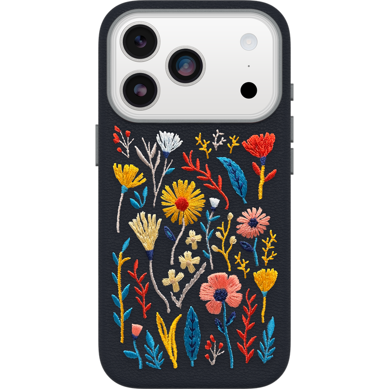 product image 1 - iPhone 17 Pro Custodia Symmetry Series Cactus Leather Embroidery