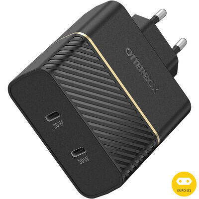 USB-C 50W Doble Puerto | OtterBox Cargador de Pared