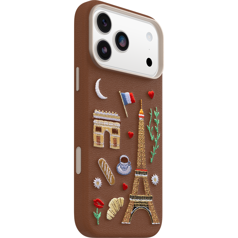 product image 2 - iPhone 17 Pro Max Custodia Symmetry Series Cactus Leather Embroidery