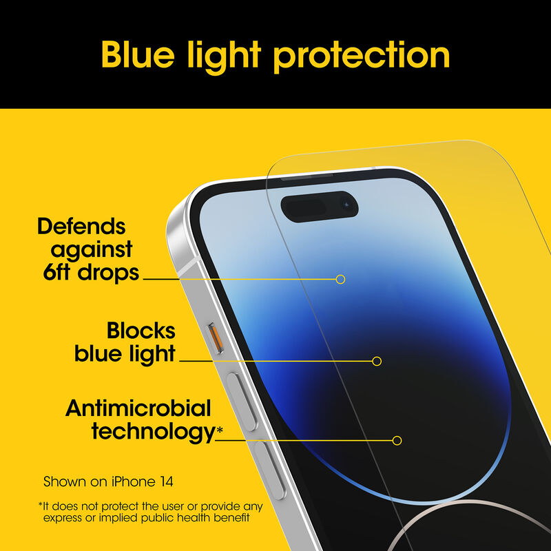 product image 4 - iPhone 15 Plus Displayschutz Premium Pro Glass Blue Light Guard