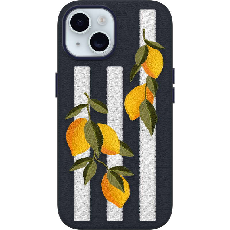 product image 2 - iPhone 16e e iPhone 15 Custodia Symmetry Series Cactus Leather Embroidery