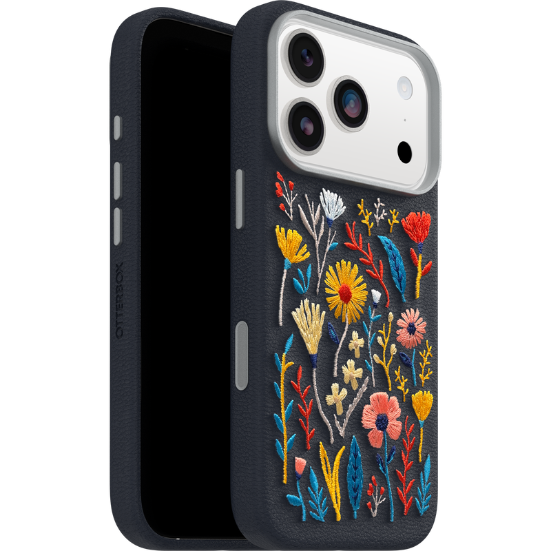 product image 5 - iPhone 17 Pro Custodia Symmetry Series Cactus Leather Embroidery