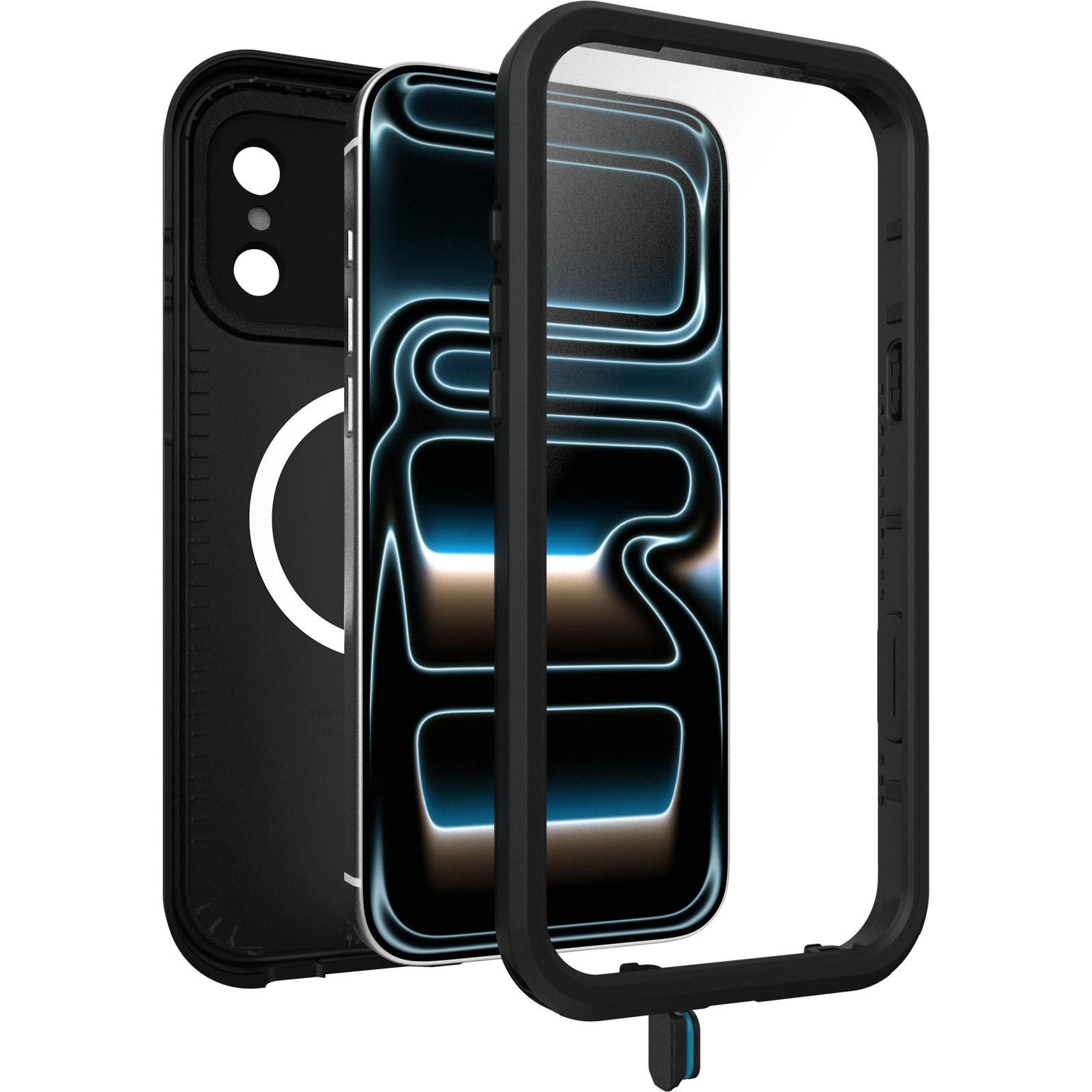 OtterBox Defender Series Pro MagSafe Case For IPhone 17 Pro Max, Shockproof, Drop Proof, Ultra-Rugged, Protective Case, 7x Tested To Military Standard, Black, Non-Retail Packaging - Foto 5